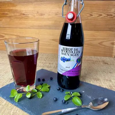 Sirop de myrtilles